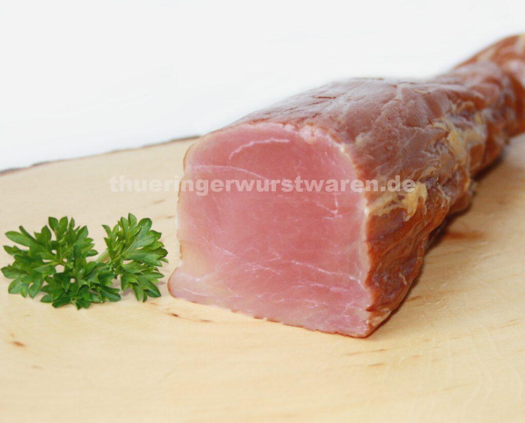 Herzhaft geräuchertes Schweinefilet (geräucherte Lende) Fleischerei Müller iss was Gutes!