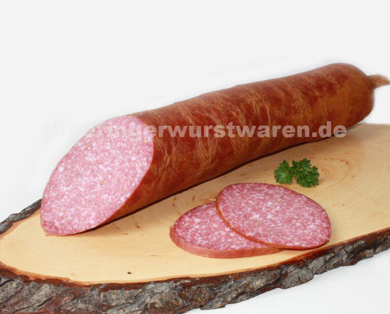 Thüringer Schlackwurst aus dem Buchenrauch Fleischerei Müller iss
